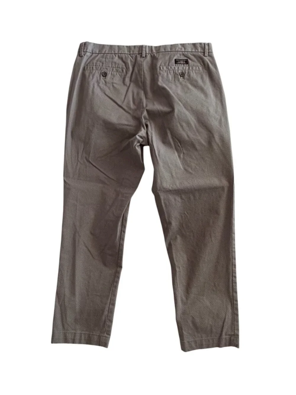 Men's Banana Republic Grey Rosette Patterned Slim-Fit Pants 36 x 30